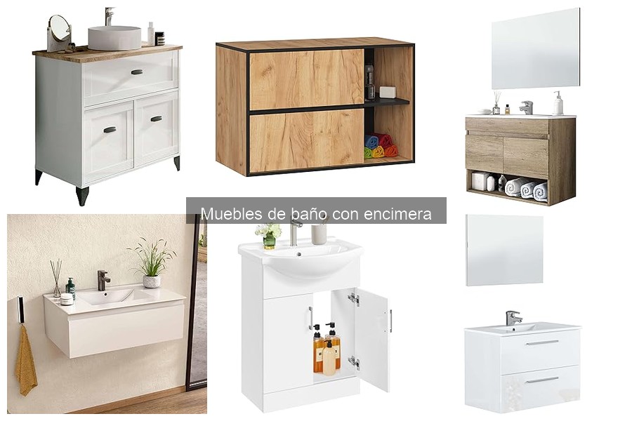 Precios promedio de muebles de baño con encimera
