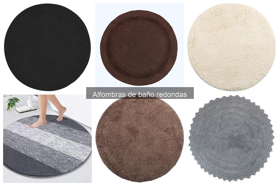 Preguntas frecuentes sobre alfombras de baño redondas