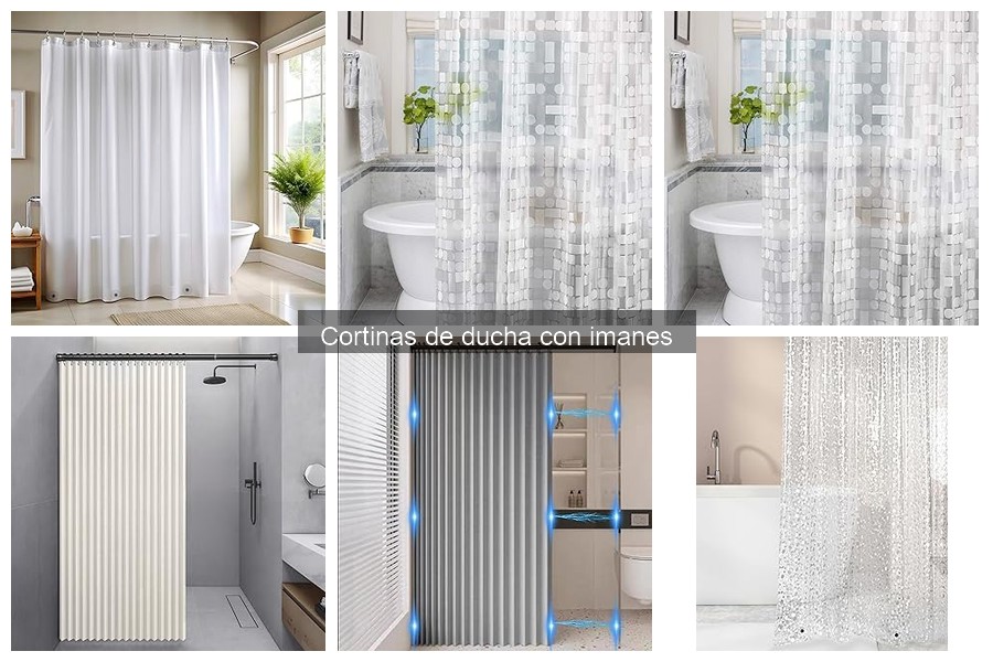 Preguntas frecuentes sobre cortinas de ducha con imanes