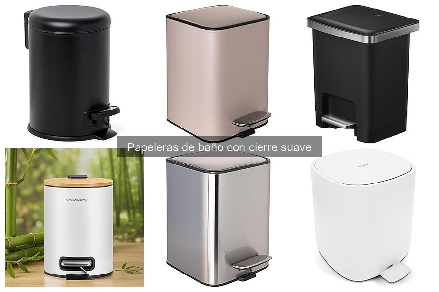 Preguntas Frecuentes sobre Papeleras de Baño con Cierre Suave