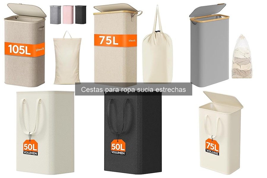 Problemas comunes al usar cestas para ropa sucia estrechas