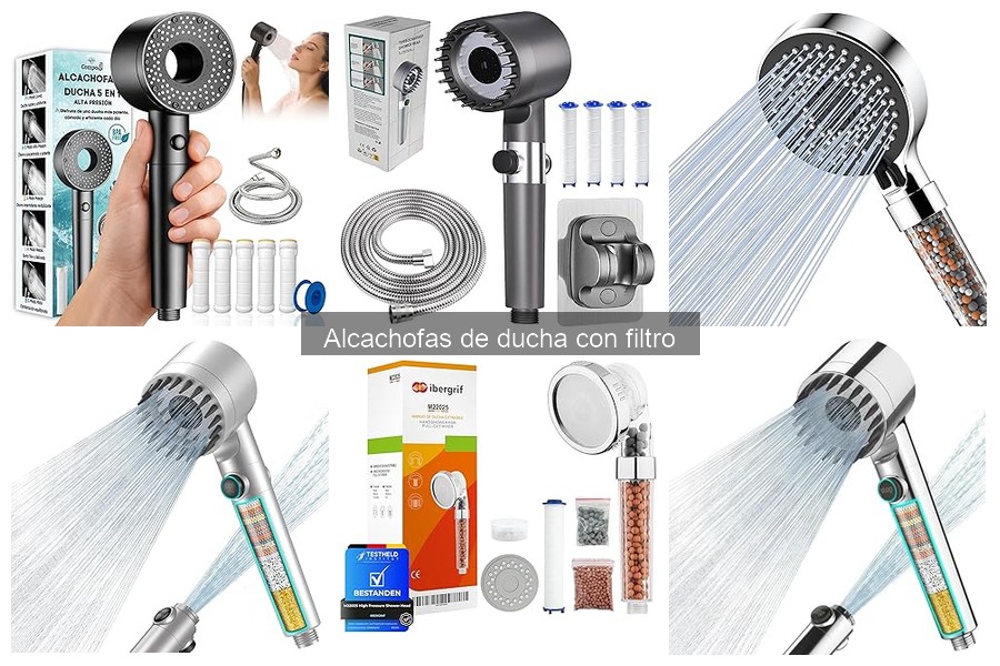Problemas comunes con alcachofas de ducha con filtro y soluciones
