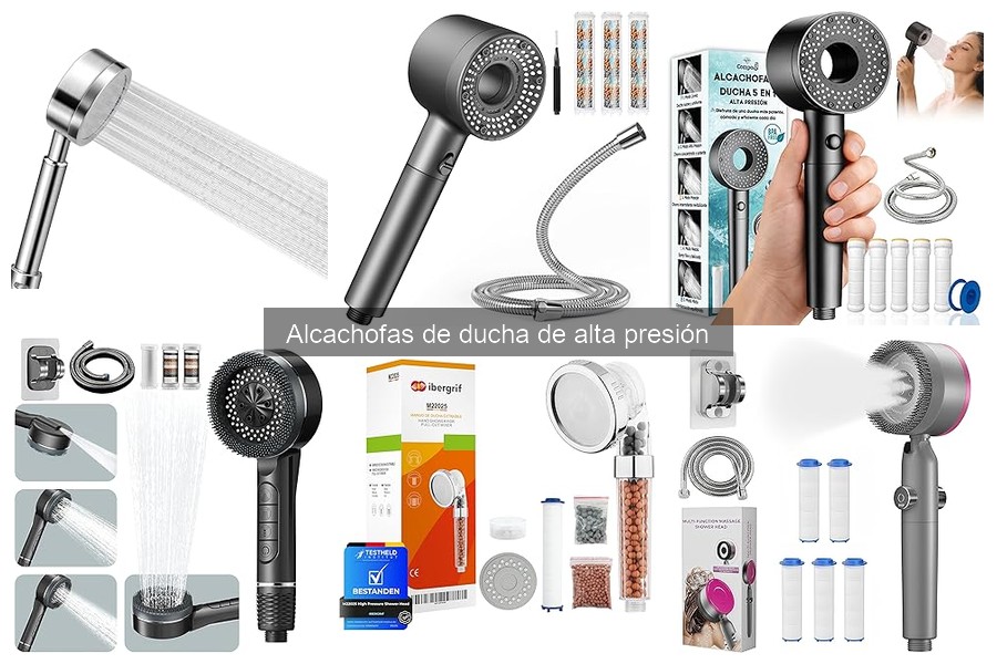 Problemas comunes con alcachofas de ducha de alta presión
