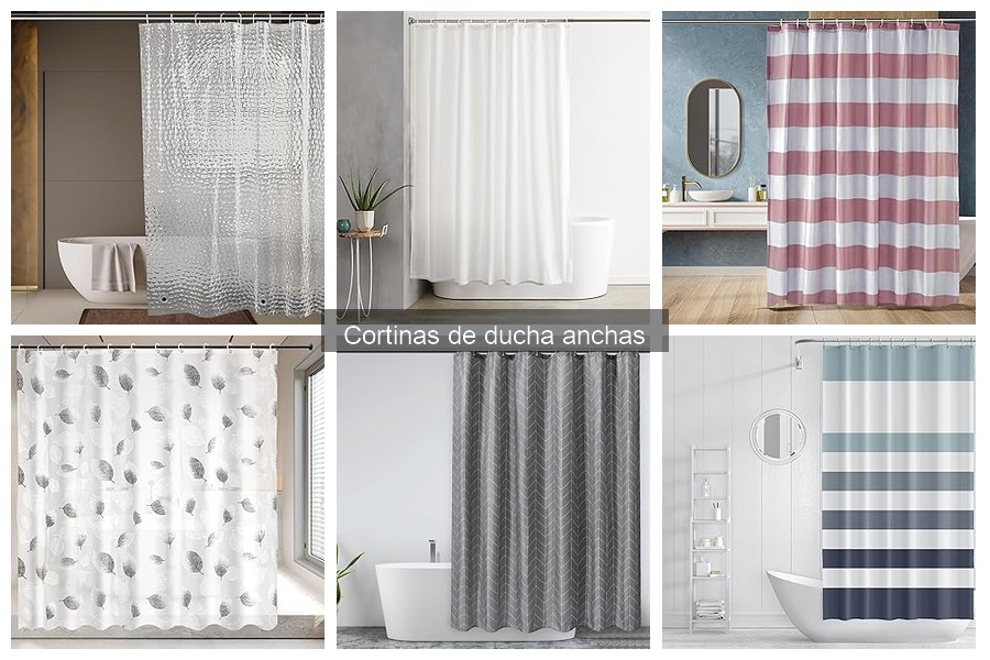Problemas comunes con cortinas de ducha anchas y soluciones
