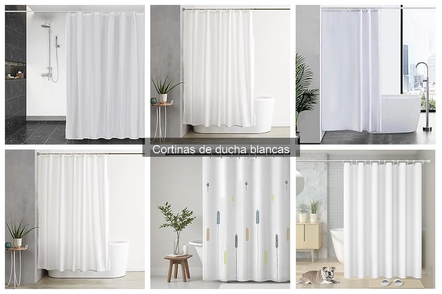 Problemas comunes con cortinas de ducha blancas y soluciones