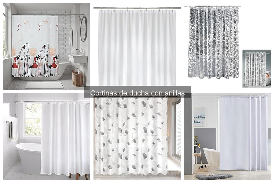 Problemas comunes con cortinas de ducha con anillas