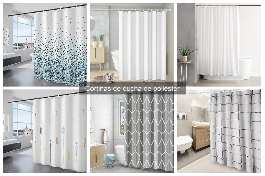 Problemas comunes con cortinas de ducha de poliéster y soluciones