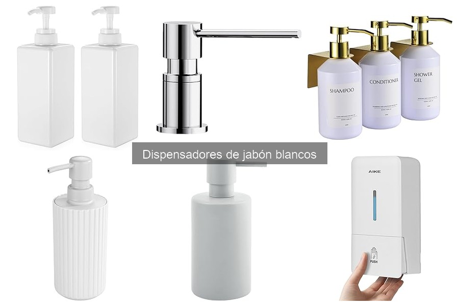 Problemas comunes con dispensadores de jabón blancos y soluciones