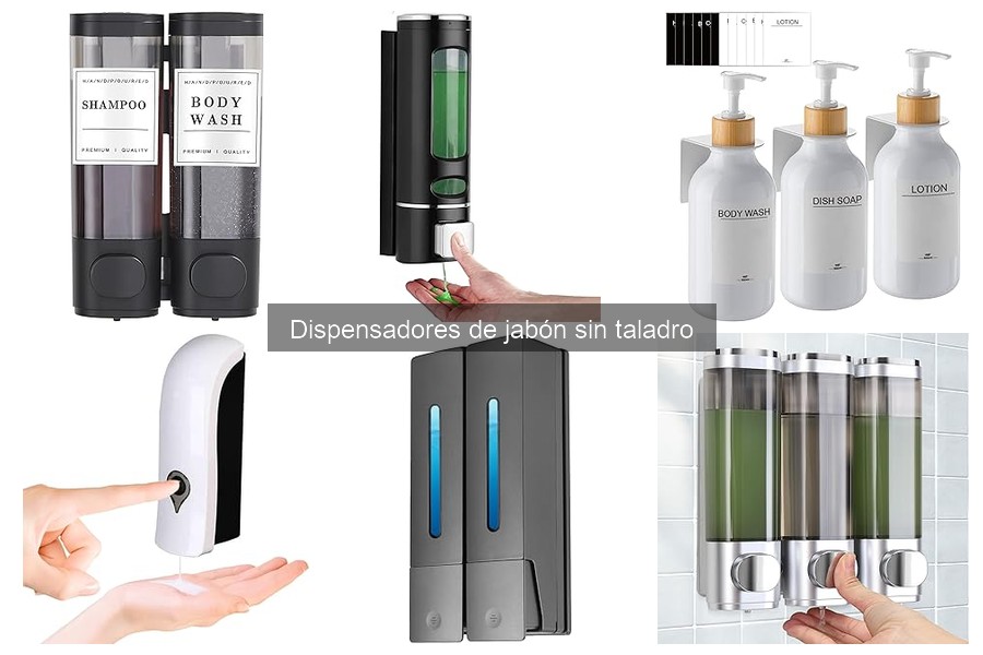 Problemas comunes con dispensadores de jabón sin taladro