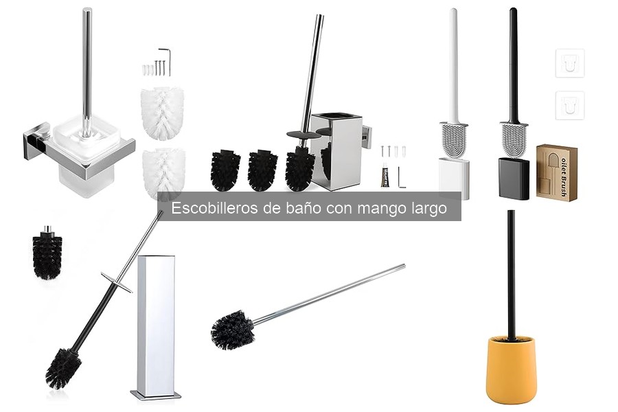 Problemas comunes con escobilleros de baño de mango largo