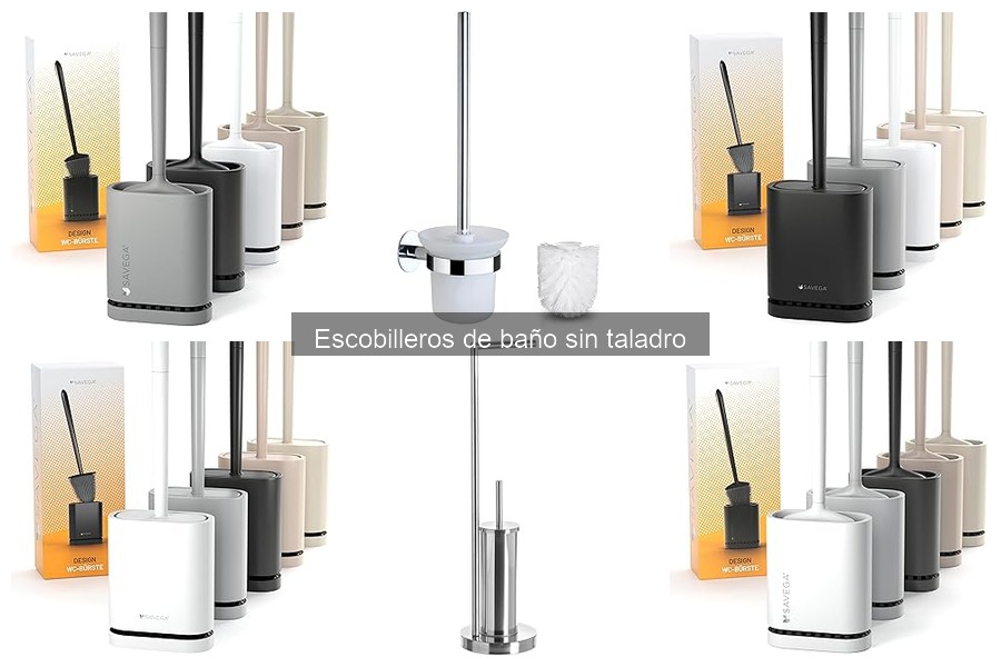 Problemas comunes con escobilleros de baño sin taladro