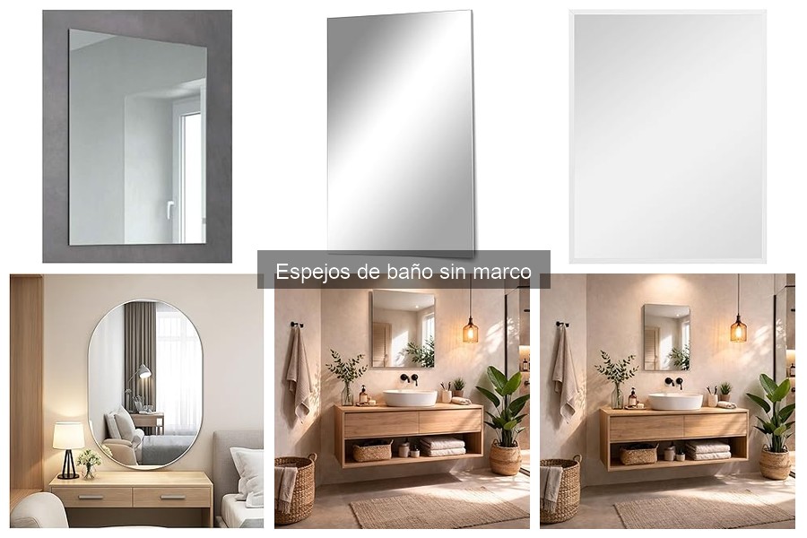 Problemas comunes con espejos de baño sin marco y soluciones
