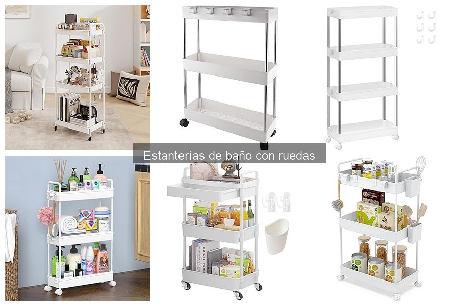 Problemas comunes con estanterías de baño con ruedas