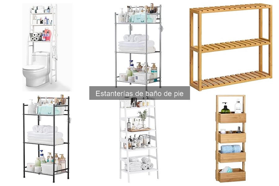 Problemas comunes con estanterías de baño de pie