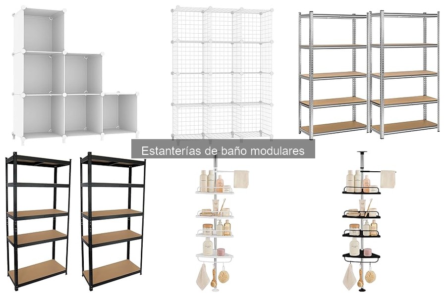 Problemas comunes con estanterías de baño modulares