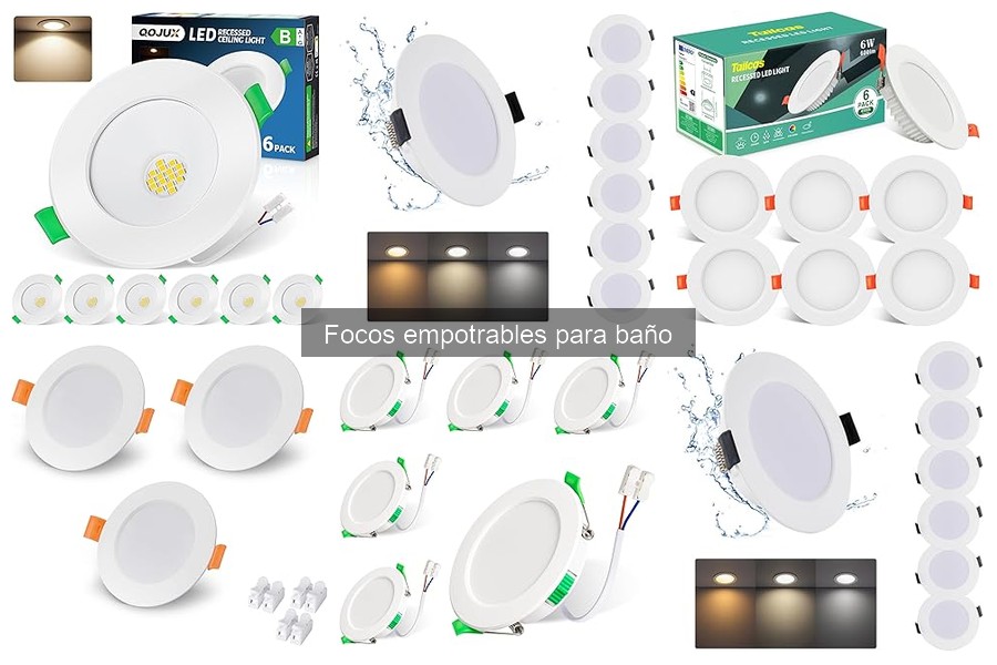 Problemas comunes con focos empotrables para baño y soluciones