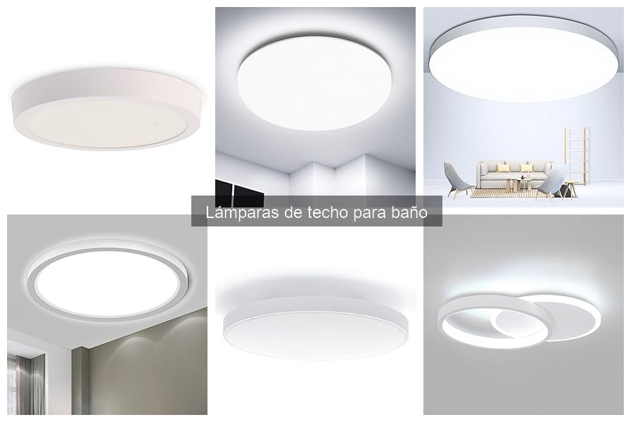 Problemas comunes con lámparas de techo en el baño