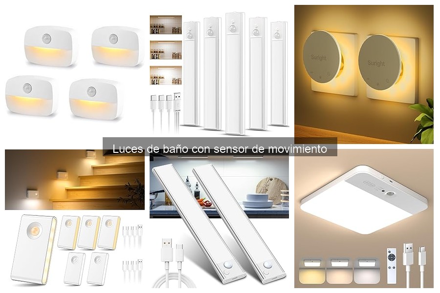 Problemas comunes con luces de baño con sensor de movimiento
