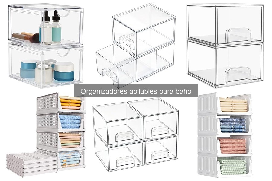 Problemas comunes con organizadores apilables para baño