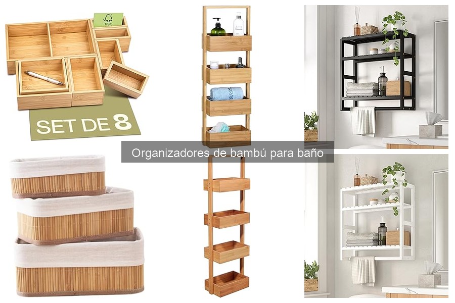 Problemas comunes con organizadores de bambú para baño