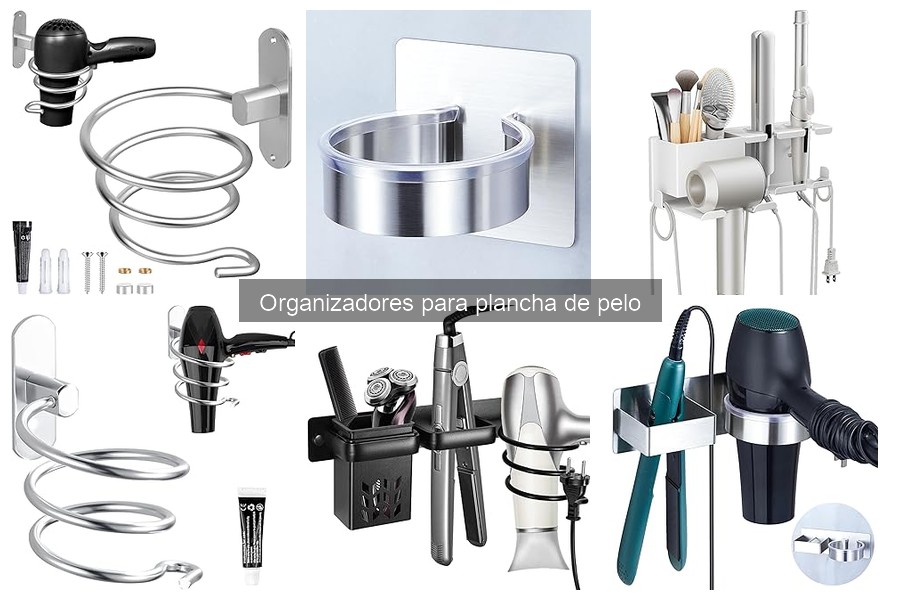 Problemas comunes con organizadores para plancha de pelo