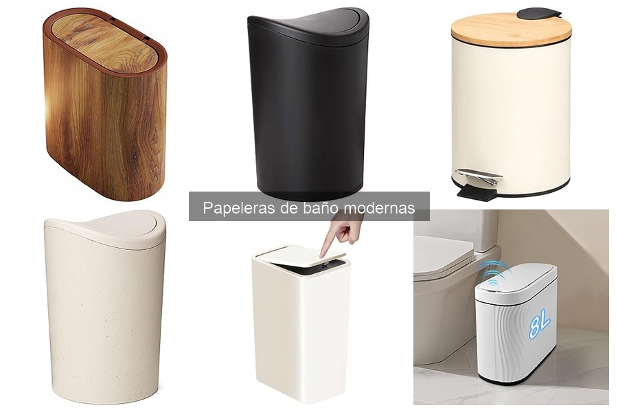Problemas comunes con papeleras de baño modernas y soluciones