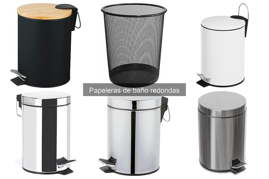 Problemas comunes con papeleras de baño redondas y soluciones