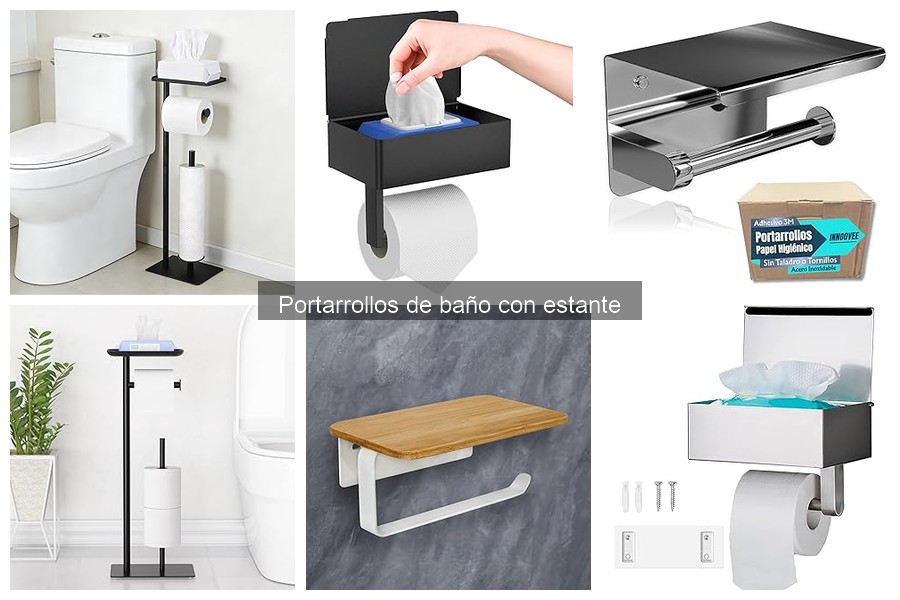 Problemas comunes con portarrollos de baño con estante