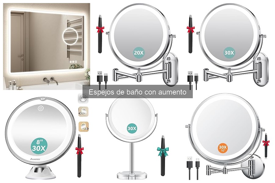 Problemas comunes de los espejos de baño con aumento
