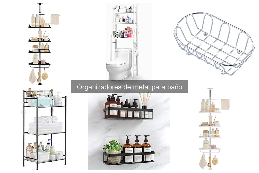 Problemas comunes de organizadores de metal en el baño
