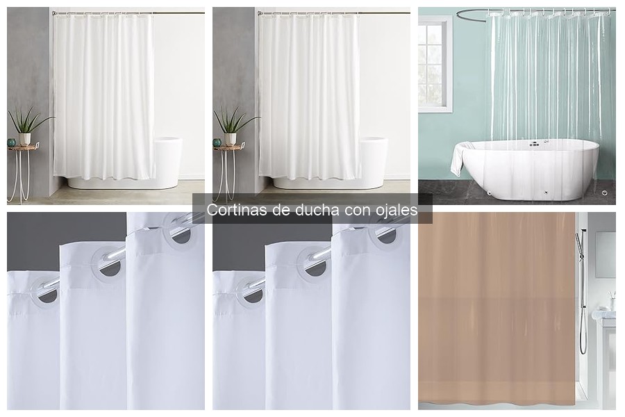 ¿Qué considerar al comprar cortinas de ducha con ojales?