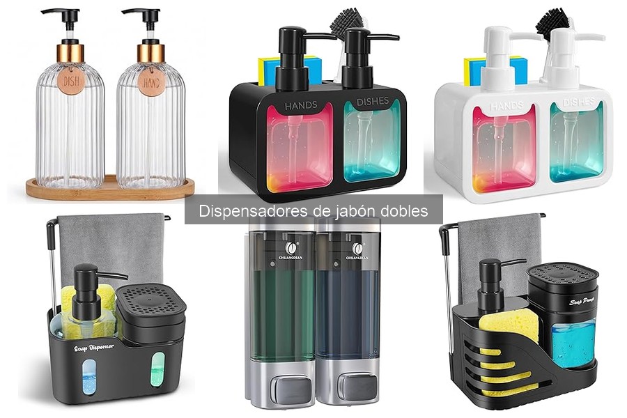 ¿Qué es un dispensador de jabón doble? Características y usos
