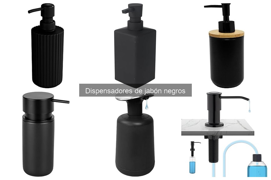 ¿Qué es un dispensador de jabón negro? Características y usos