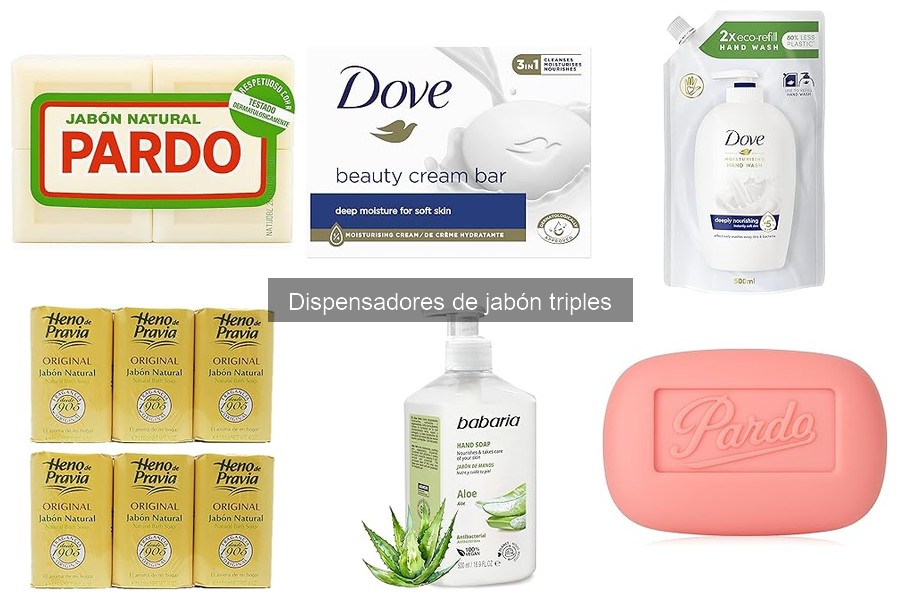¿Qué es un dispensador de jabón triple? Descubre sus usos