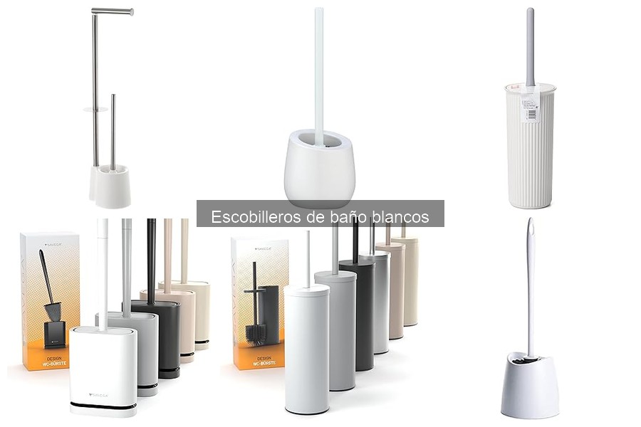 ¿Qué es un escobillero de baño blanco? Función y Materiales