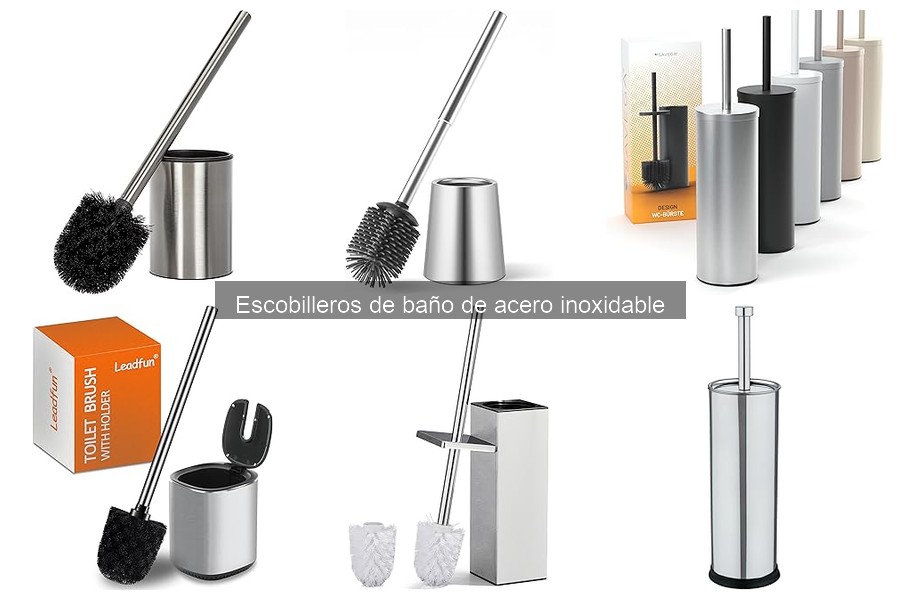 ¿Qué es un escobillero de baño de acero inoxidable?