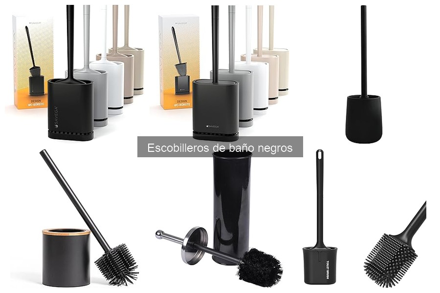 ¿Qué es un escobillero de baño negro? Características y funciones