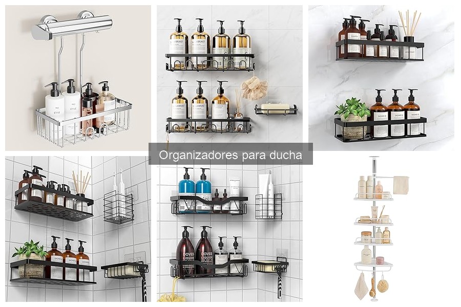 ¿Qué es un organizador para ducha? Tipos y utilidad