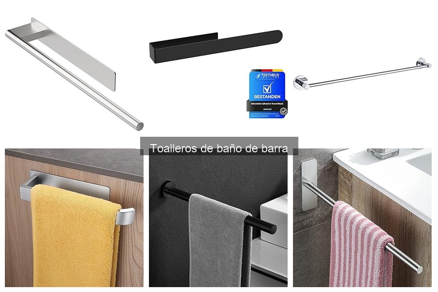 Qué es un toallero de baño de barra y sus características