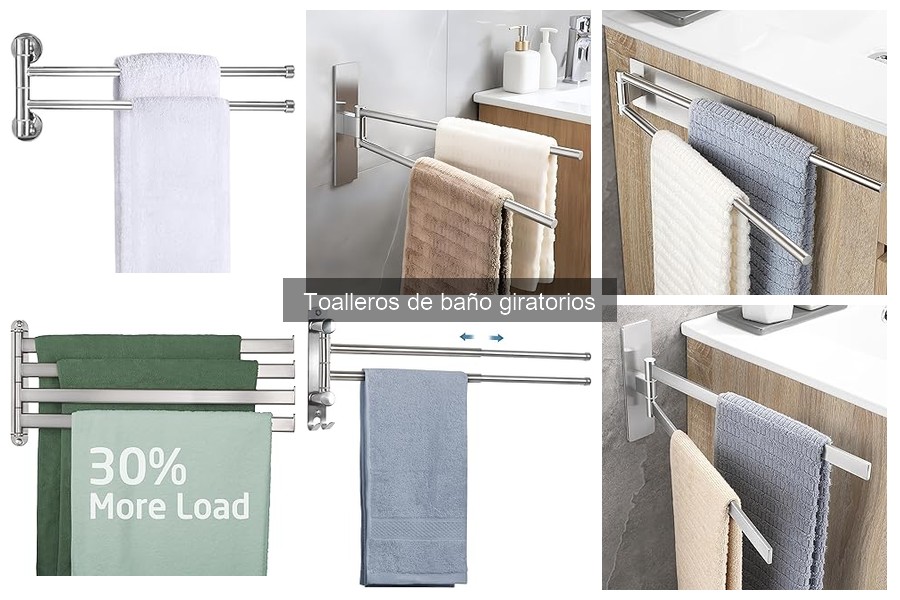 ¿Qué es un toallero de baño giratorio? Definición y características