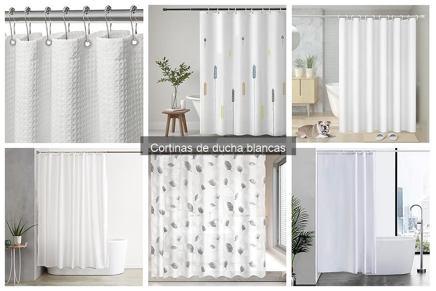 ¿Qué es una cortina de ducha blanca? Usos y beneficios