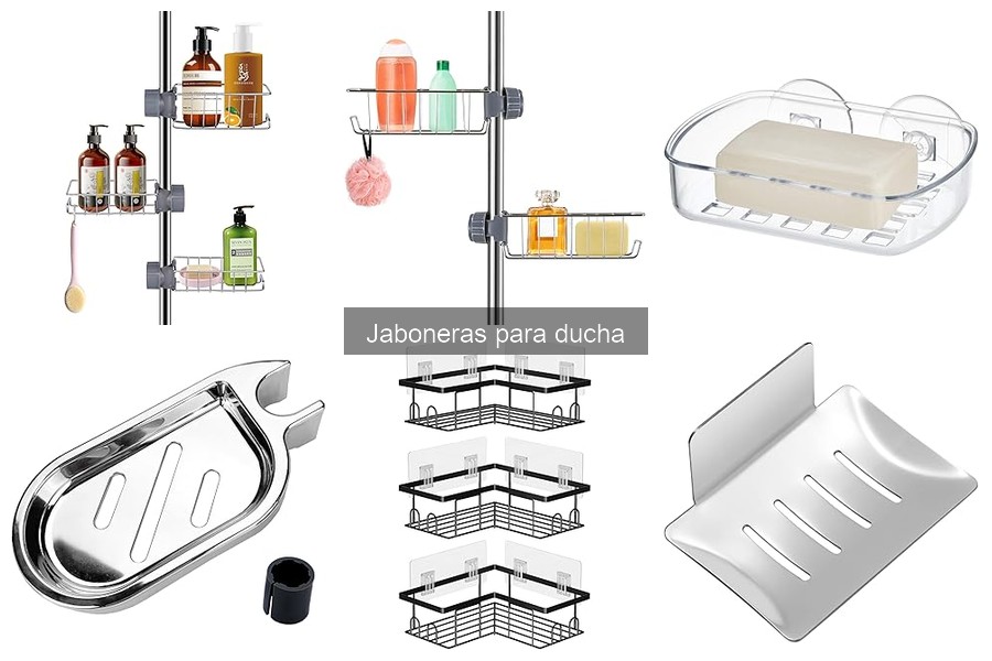 ¿Qué es una jabonera para ducha? Tipos y utilidades