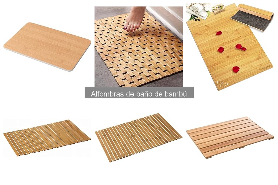 ¿Qué son las alfombras de baño de bambú? Beneficios y características