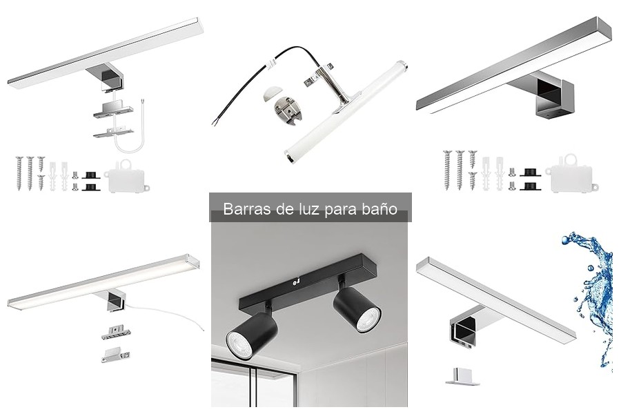 ¿Qué son las barras de luz para baño? Características y Función