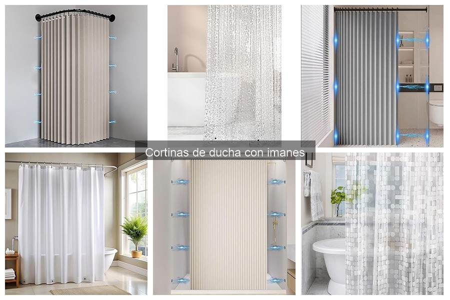 ¿Qué son las cortinas de ducha con imanes? Descubre sus ventajas