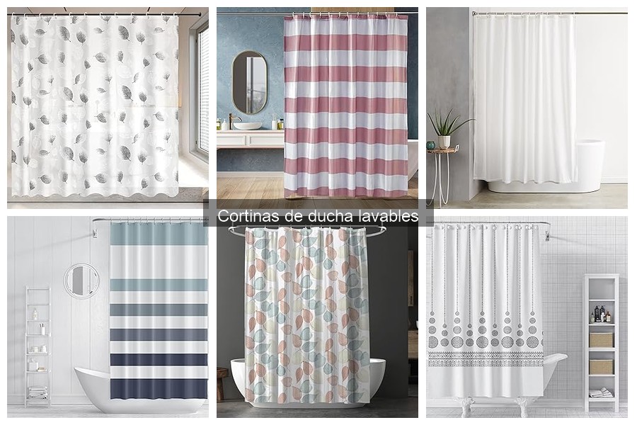 ¿Qué son las cortinas de ducha lavables? Descubre sus ventajas