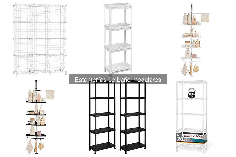 ¿Qué son las estanterías de baño modulares? Ventajas y características