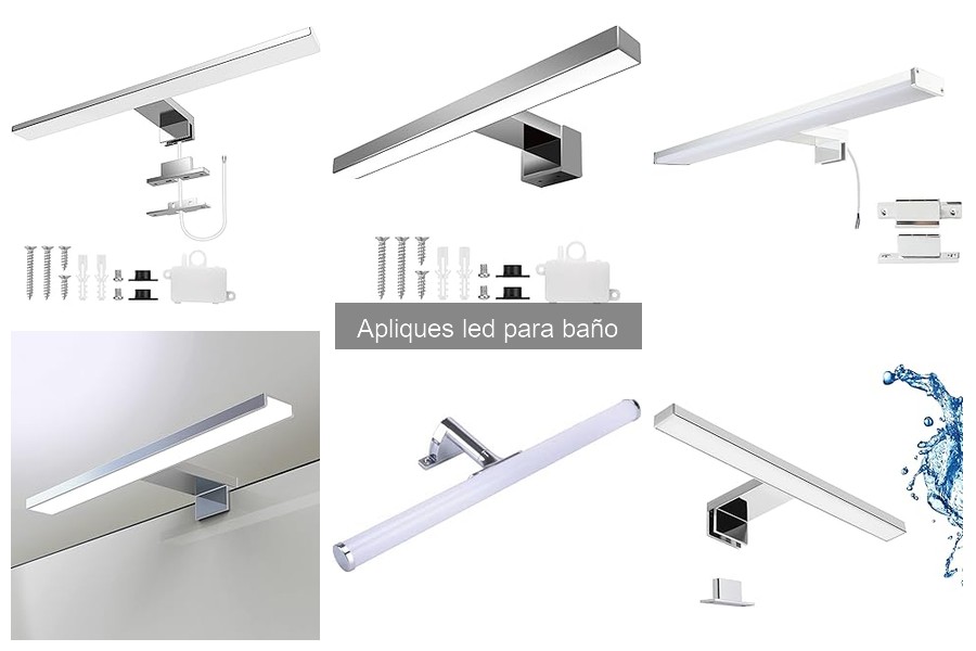 ¿Qué son los apliques LED para baño? Ventajas y características
