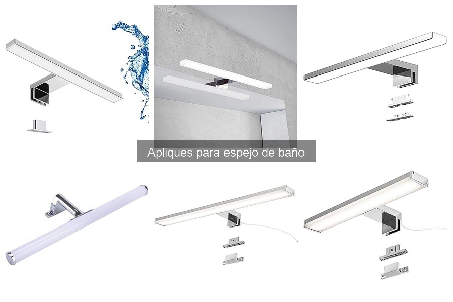 ¿Qué son los apliques para espejo de baño? Guía completa