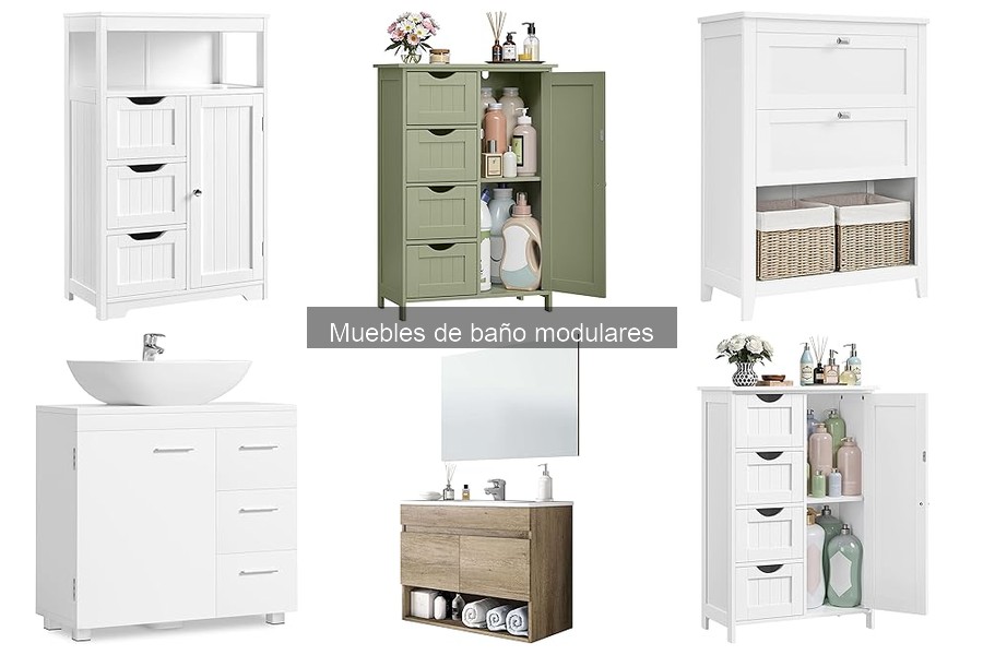 ¿Qué son los muebles de baño modulares? Características y beneficios